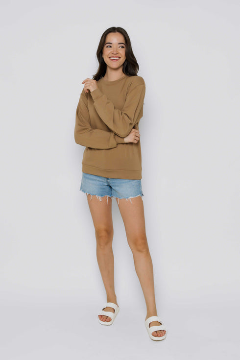 Jenna-Luxe Fleece Crew